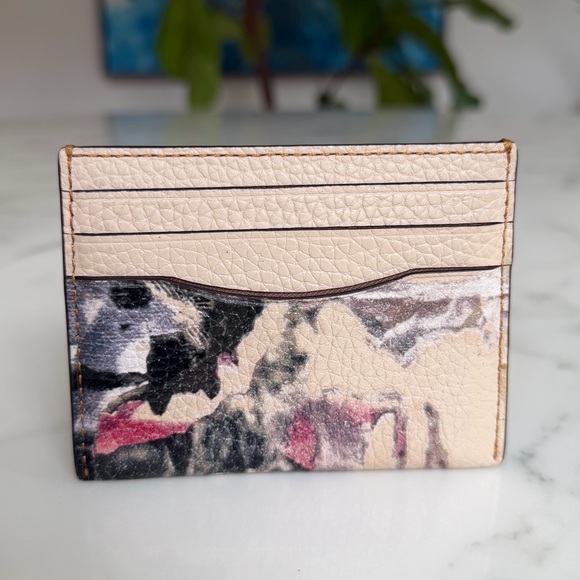 Coach X Mint + Serf Card Case Ivory Multicolor CD685